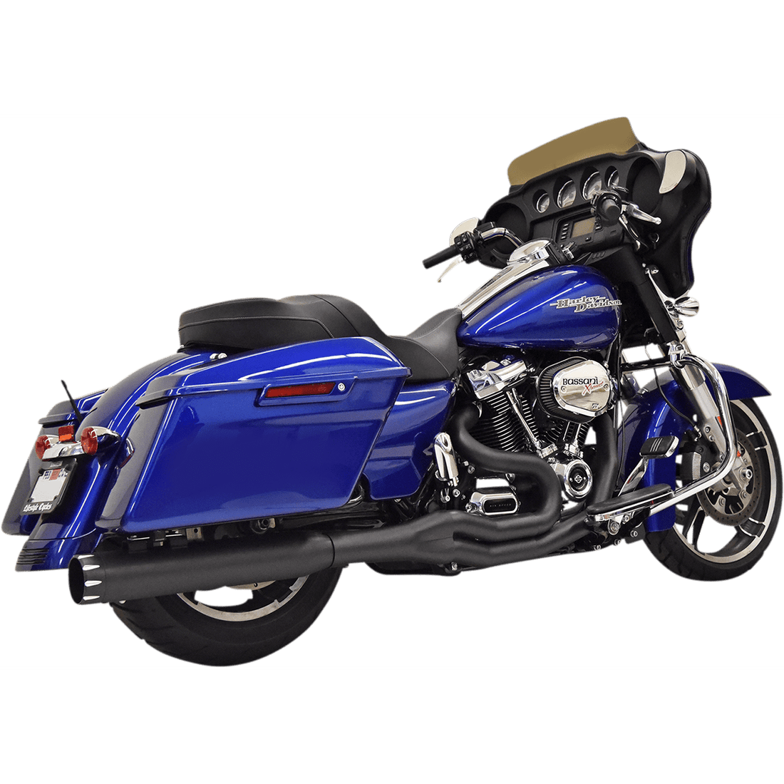 BASSANI XHAUST 2:1 High Horsepower Exhaust Black 1F78TB