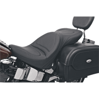 SADDLEMEN Seat Explorer™ Without Backrest Stitched Black Softail 8150JS