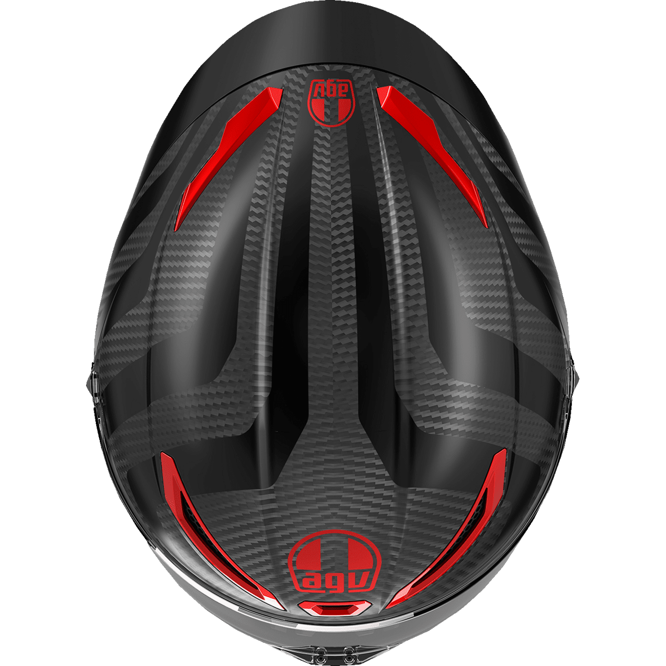 AGV Pista GP RR Helmet Intrepido Matte Carbon/Black/Red Large 2118356002019L