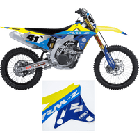 FACTORY EFFEX Shroud Graphic Kit Chrome Series Suzuki RMZ 250/450 2703402