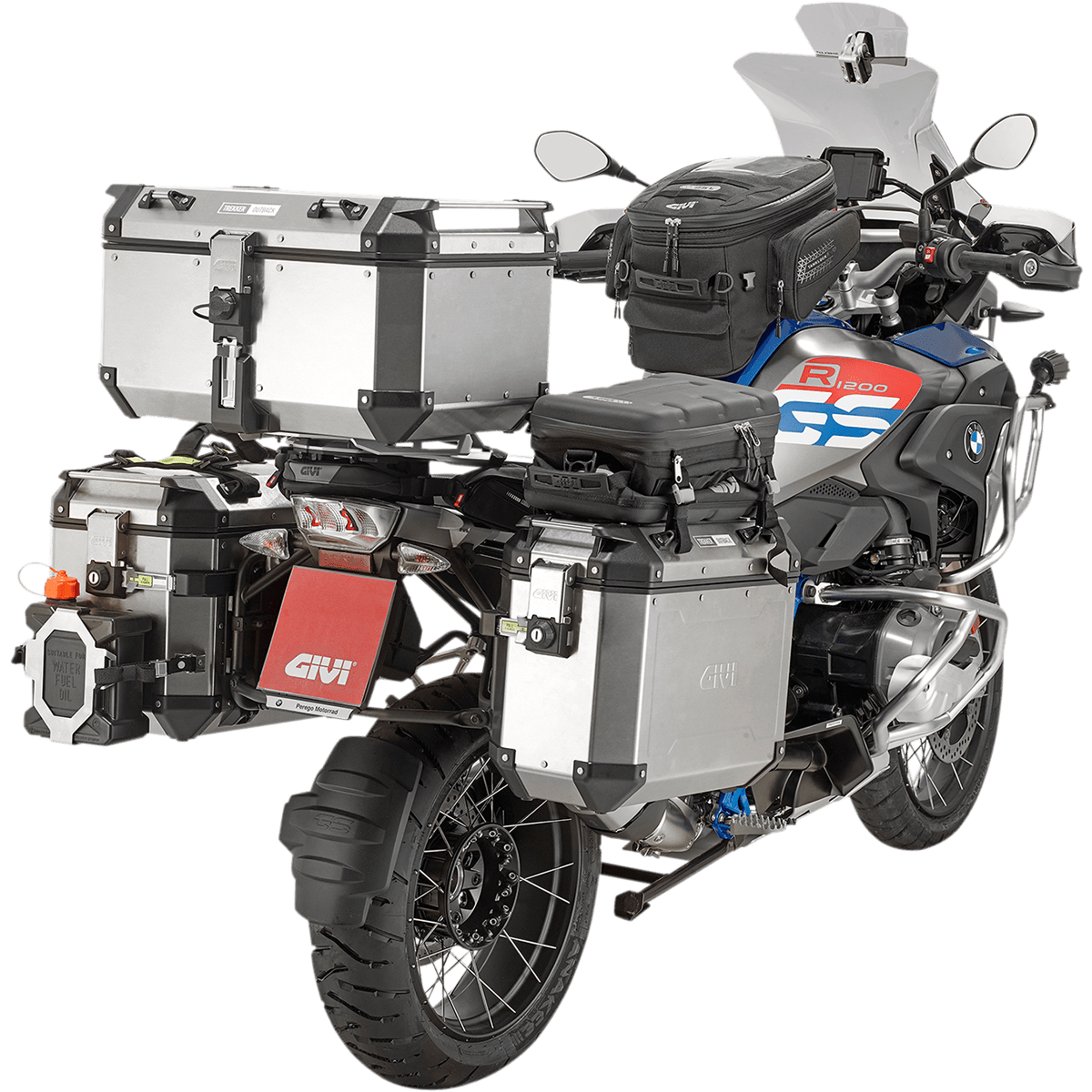 GIVI Outback Top Case Silver 58 Liter