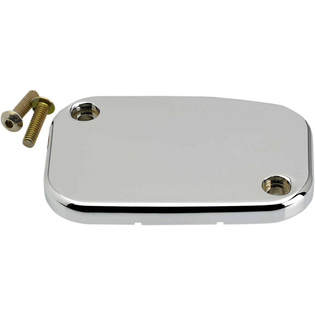 JOKER MACHINE Master Cylinder Cover Hydraulic Clutch Smooth Chrome 08007C