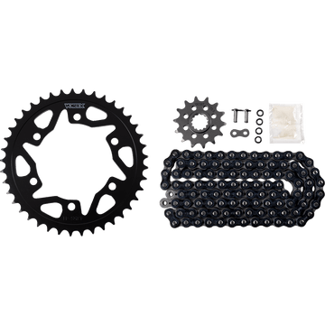 VORTEX Chain Kit Black Kawasaki Ninja 400 CK6465