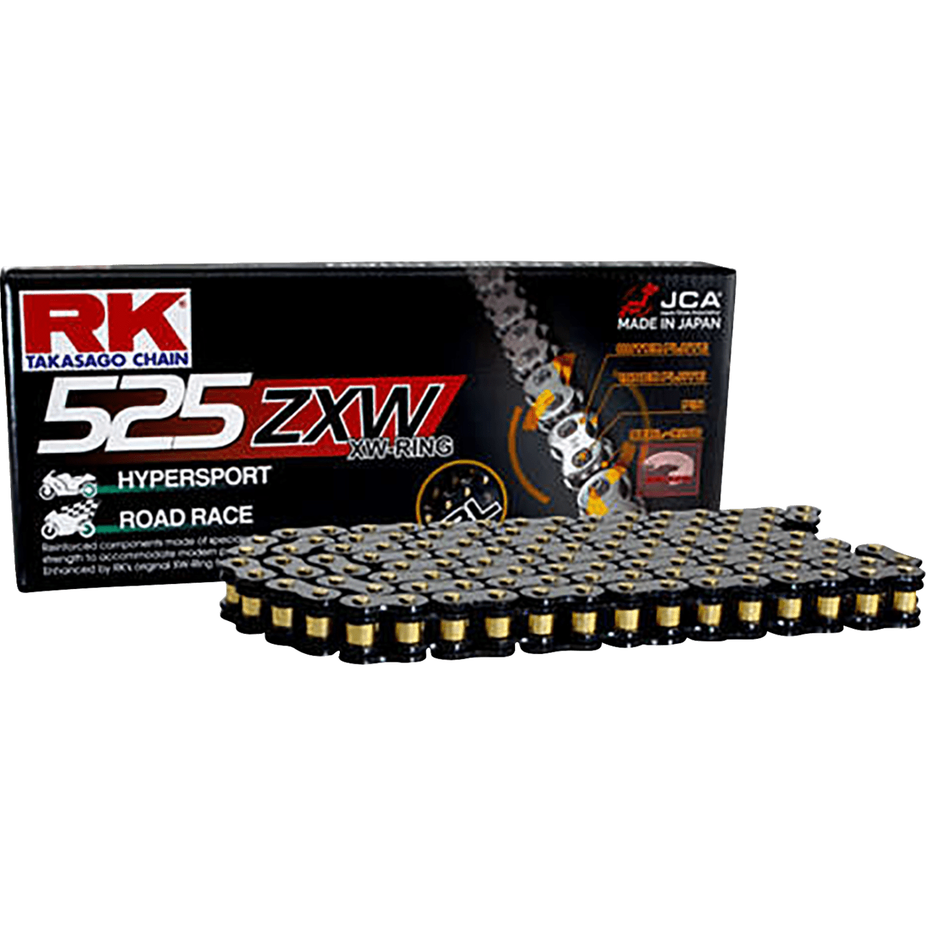 RK 525 ZXW Drive Chain 150 Links Black Scale BL525ZXW150