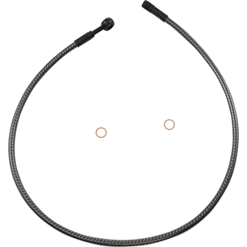 MAGNUM SHIELDING Brake Line Front 10 mm 180° 32" KARBONFIBR AS77632