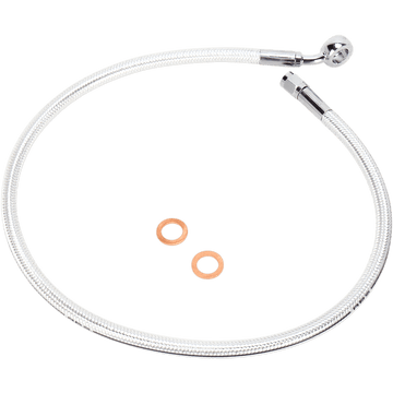 MAGNUM SHIELDING Brake Line 7/16-35° 26" Sterling Chromite II AS37926