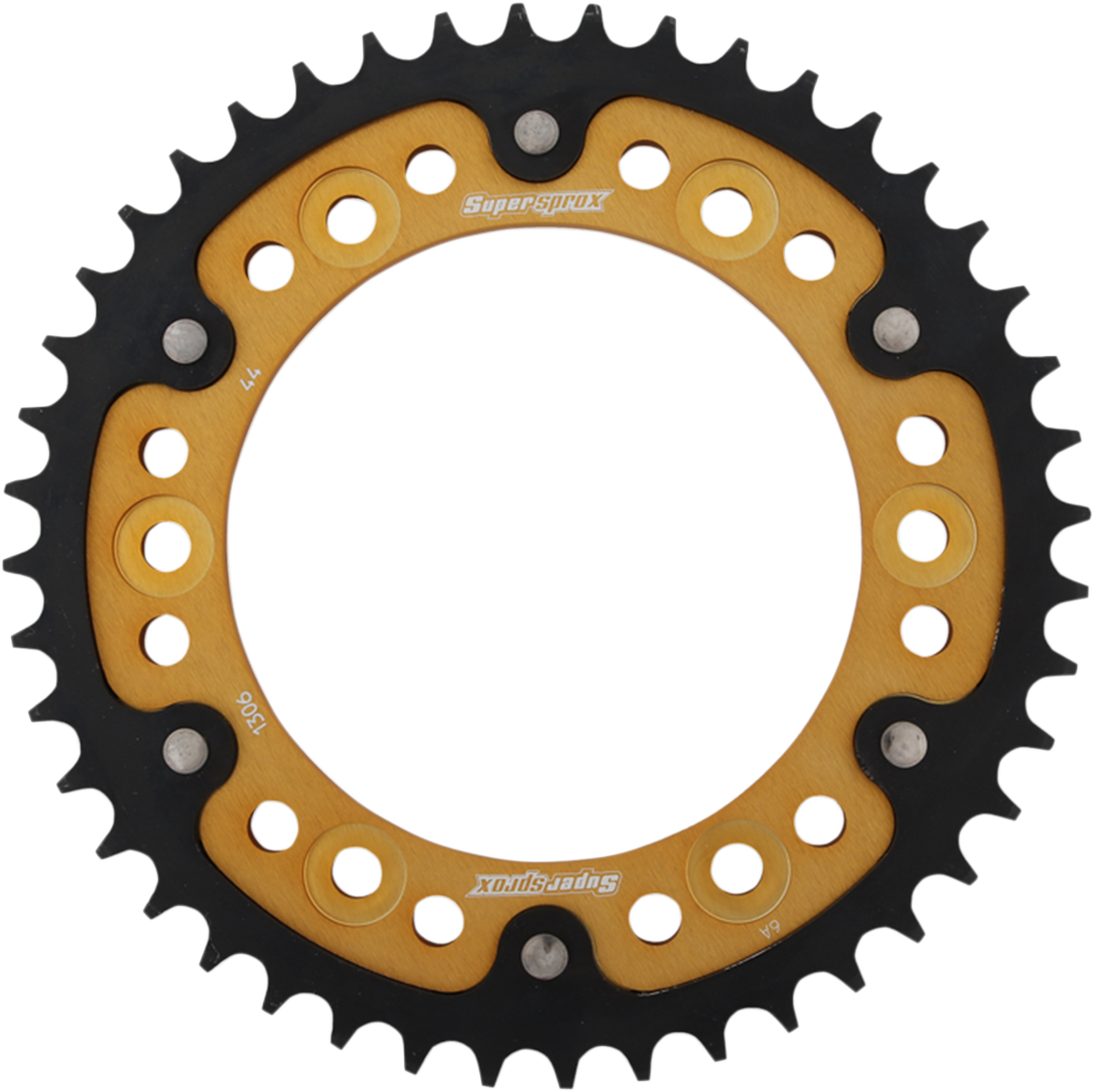 SUPERSPROX Stealth Rear Sprocket 44 Tooth Gold Honda RST130644GLD