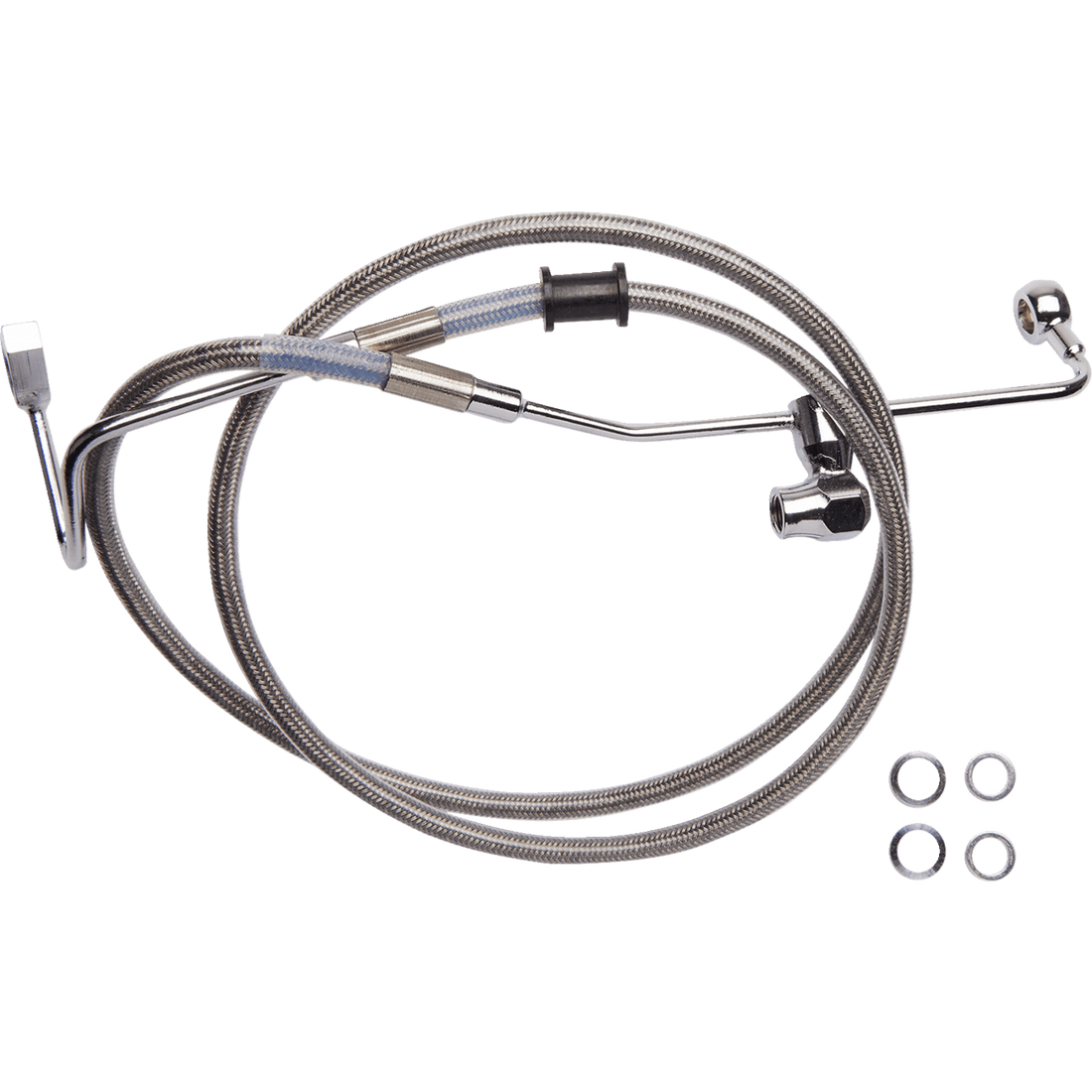 DRAG SPECIALTIES Brake Line Rear ABS Stainless Steel