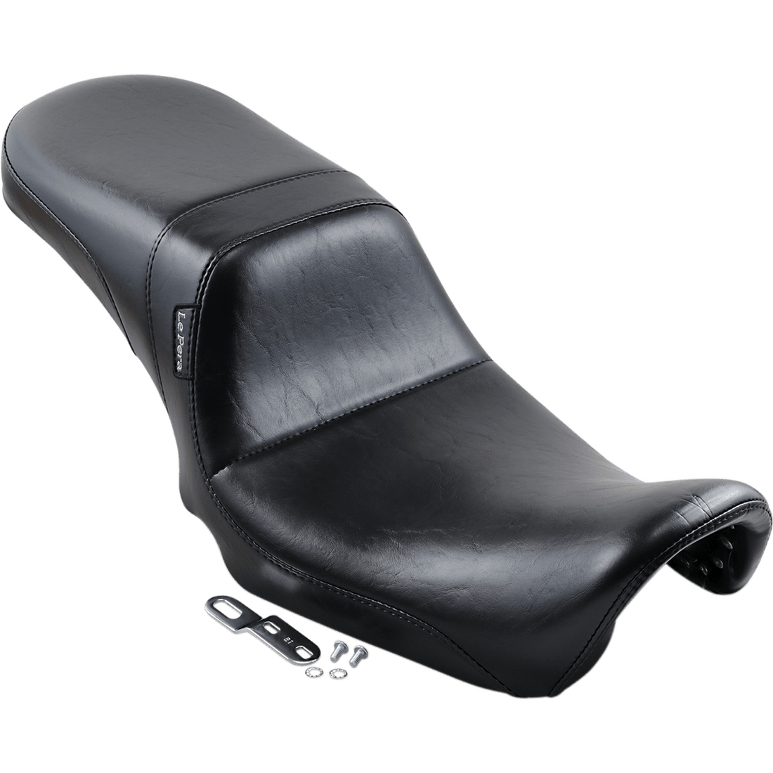 LE PERA Daytona 2-Up Seat Without Backrest Smooth Black Dyna '06-'17 LK515