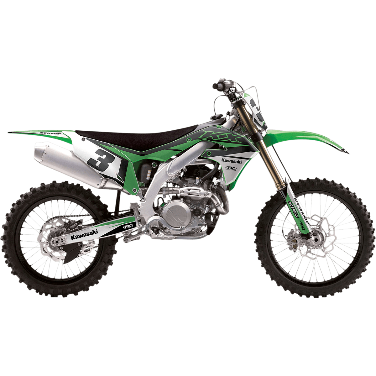 FACTORY EFFEX EVO 19 Graphic Kit Kawasaki KX 80/100