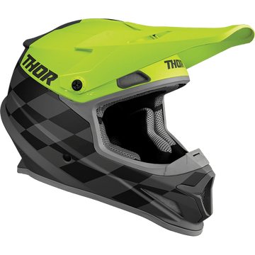 THOR Sector Helmet Birdrock Gray/Acid XL