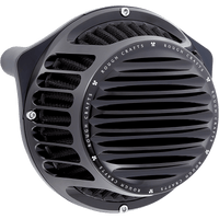 ROUGH CRAFTS Round Air Cleaner Black RC600011