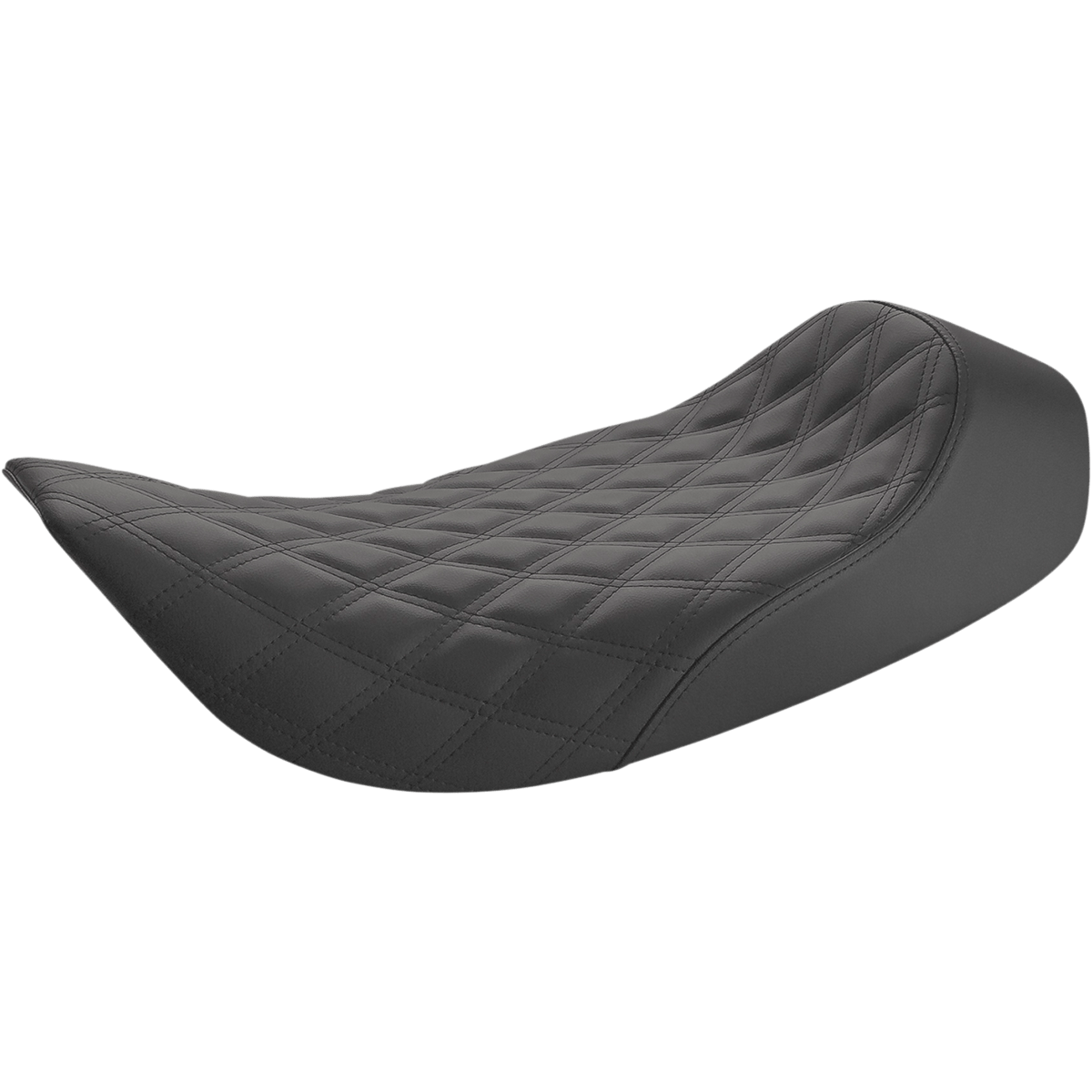 SADDLEMEN Renegade Solo Seat Lattice Stitched Black FLH '97-'07 89706002LS