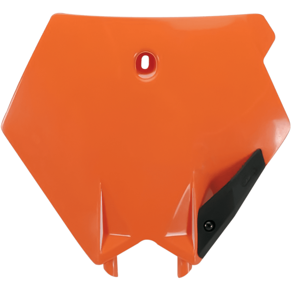 UFO Front Number Plate Orange