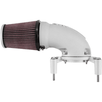 K & N Aircharger® Intake System with Cast Aluminum Intake Tube Satin Silver 571134S