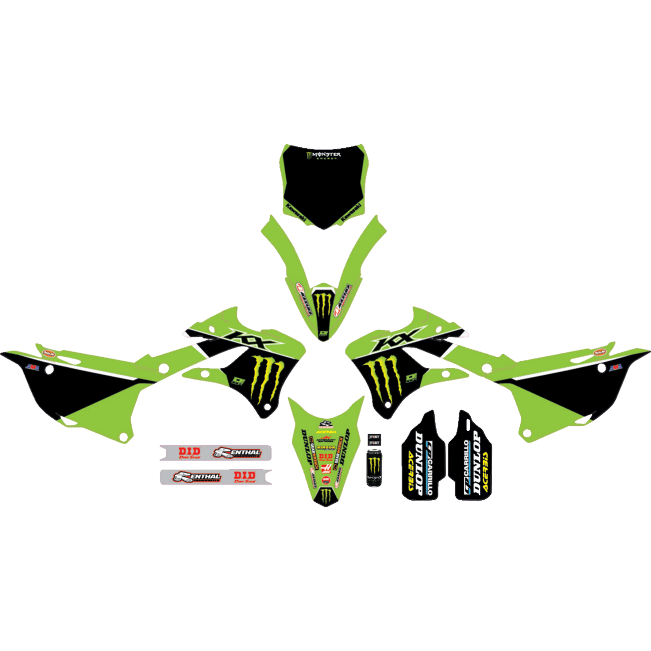 D'COR VISUALS Graphic Kit Monster Energy 2020142