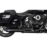 S&S CYCLE 2-into-1 Diamondback Exhaust System Guardian Black Race Only 5501028