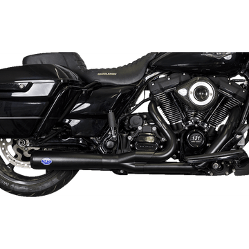 S&S CYCLE 2-into-1 Diamondback Exhaust System Guardian Black Race Only 5501028