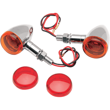 DRAG SPECIALTIES Mini-Duece Marker Light Kit Amber/Red