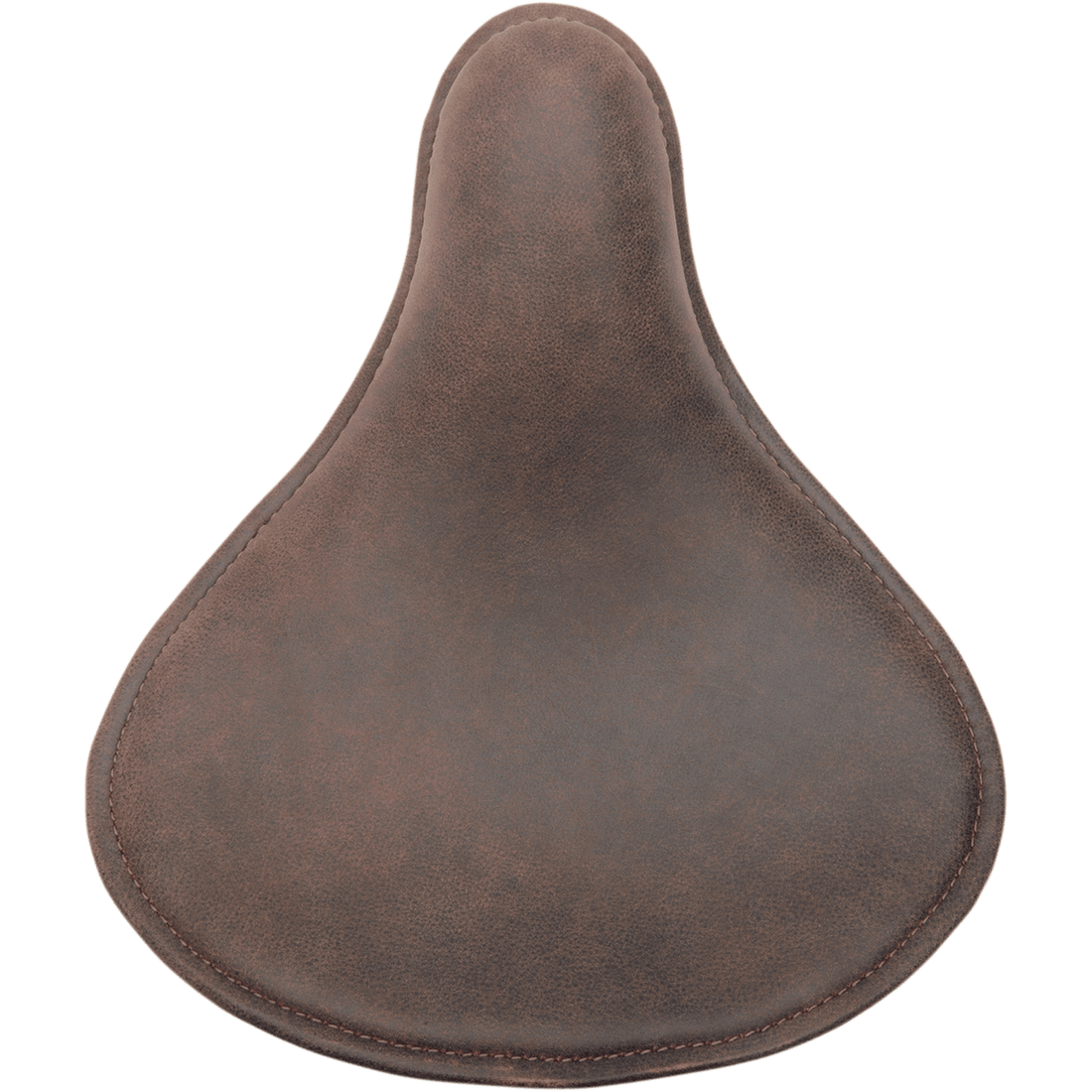 DRAG SPECIALTIES Seat Spring Solo Low-Profile Small Distressed Brown Leather