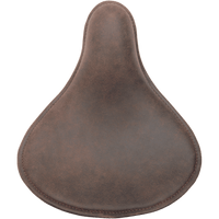 DRAG SPECIALTIES Seat Spring Solo Low-Profile Small Distressed Brown Leather