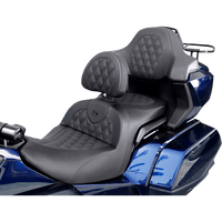 SADDLEMEN Seat Roadsofa™ Without Backrest Full Lattice Stitch Black H1807182