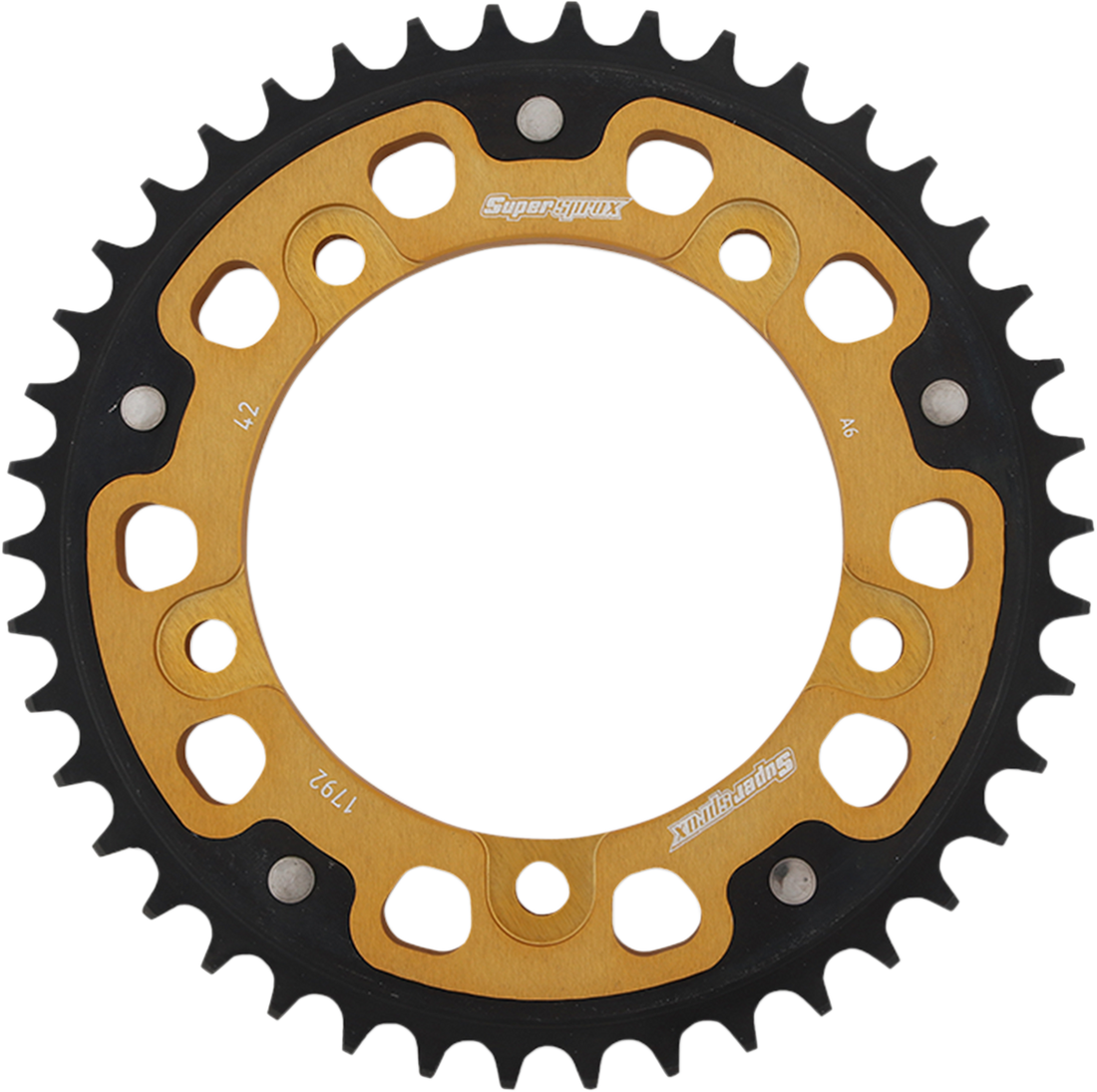 SUPERSPROX Stealth Rear Sprocket 42 Tooth Gold Suzuki/Triumph RST179242GLD