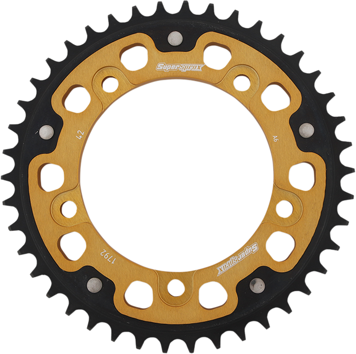 SUPERSPROX Stealth Rear Sprocket 42 Tooth Gold Suzuki/Triumph RST179242GLD