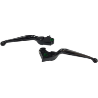 DRAG SPECIALTIES Levers Slotted Black