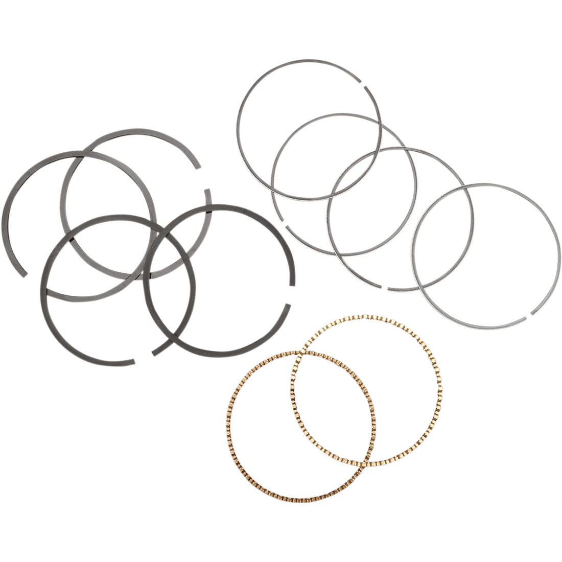 S&S CYCLE Replacement Piston Rings 4.0" Standard