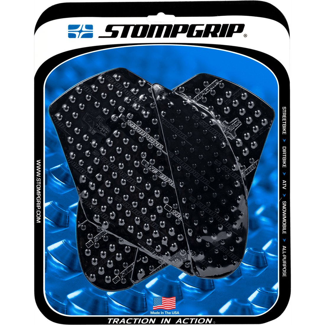 STOMPGRIP Traction Kit Black Kawasaki