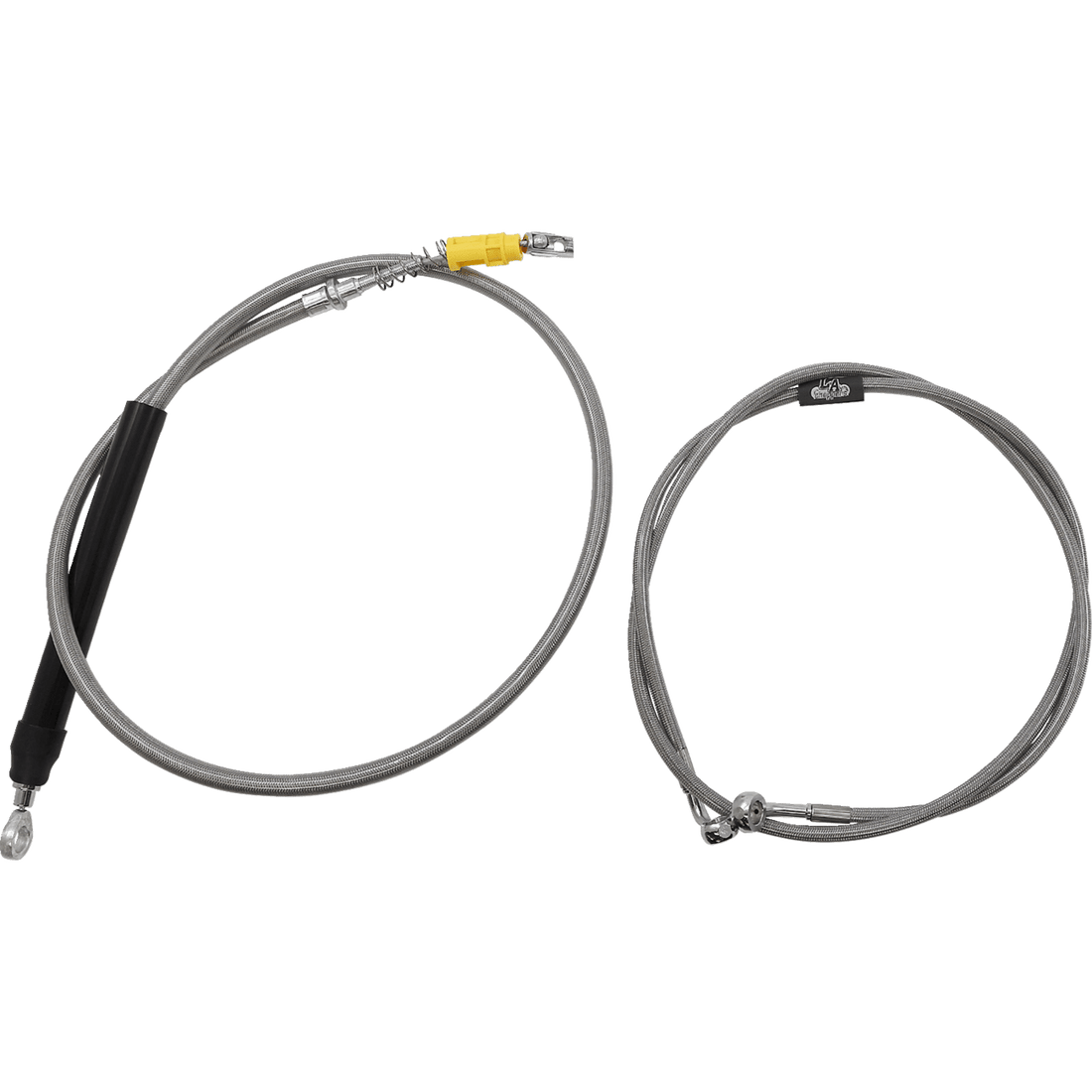 LA CHOPPERS Handlebar Cable/Brake Line Kit Quick Connect Complete 15" 17" Handlebars Stainless LA8156KT216