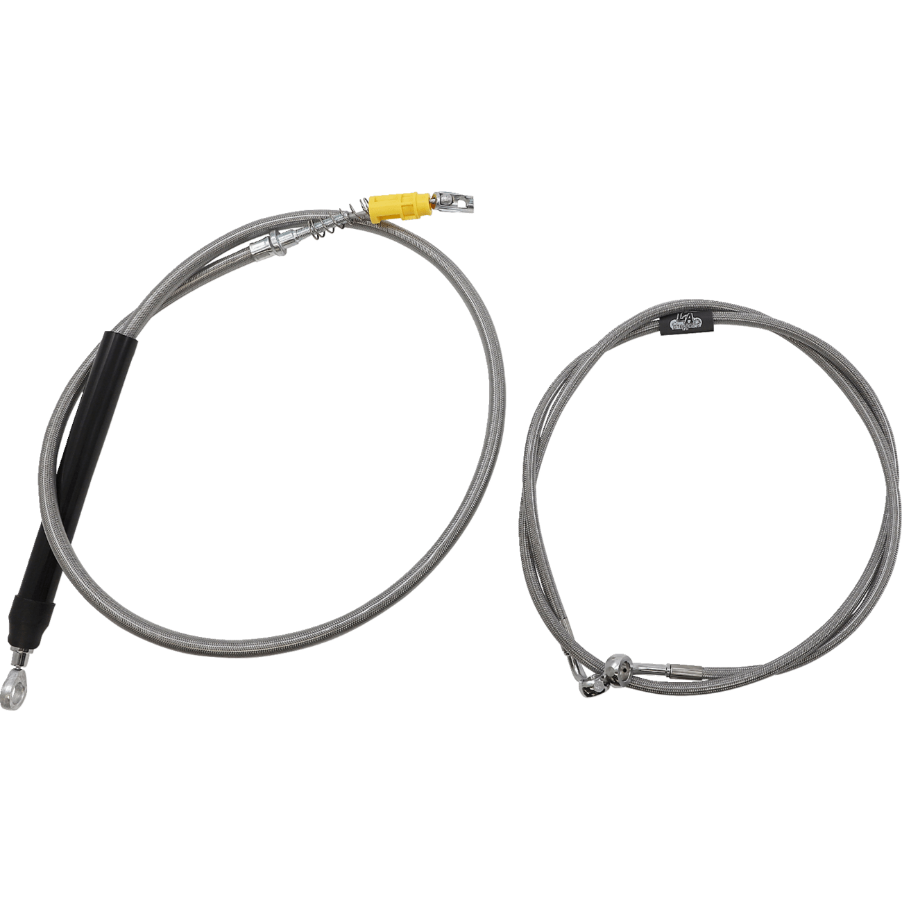 LA CHOPPERS Handlebar Cable/Brake Line Kit Quick Connect Complete 15" 17" Handlebars Stainless LA8156KT216