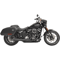 BASSANI XHAUST 2-into-1 Road Rage Exhaust System Black 1S81RB