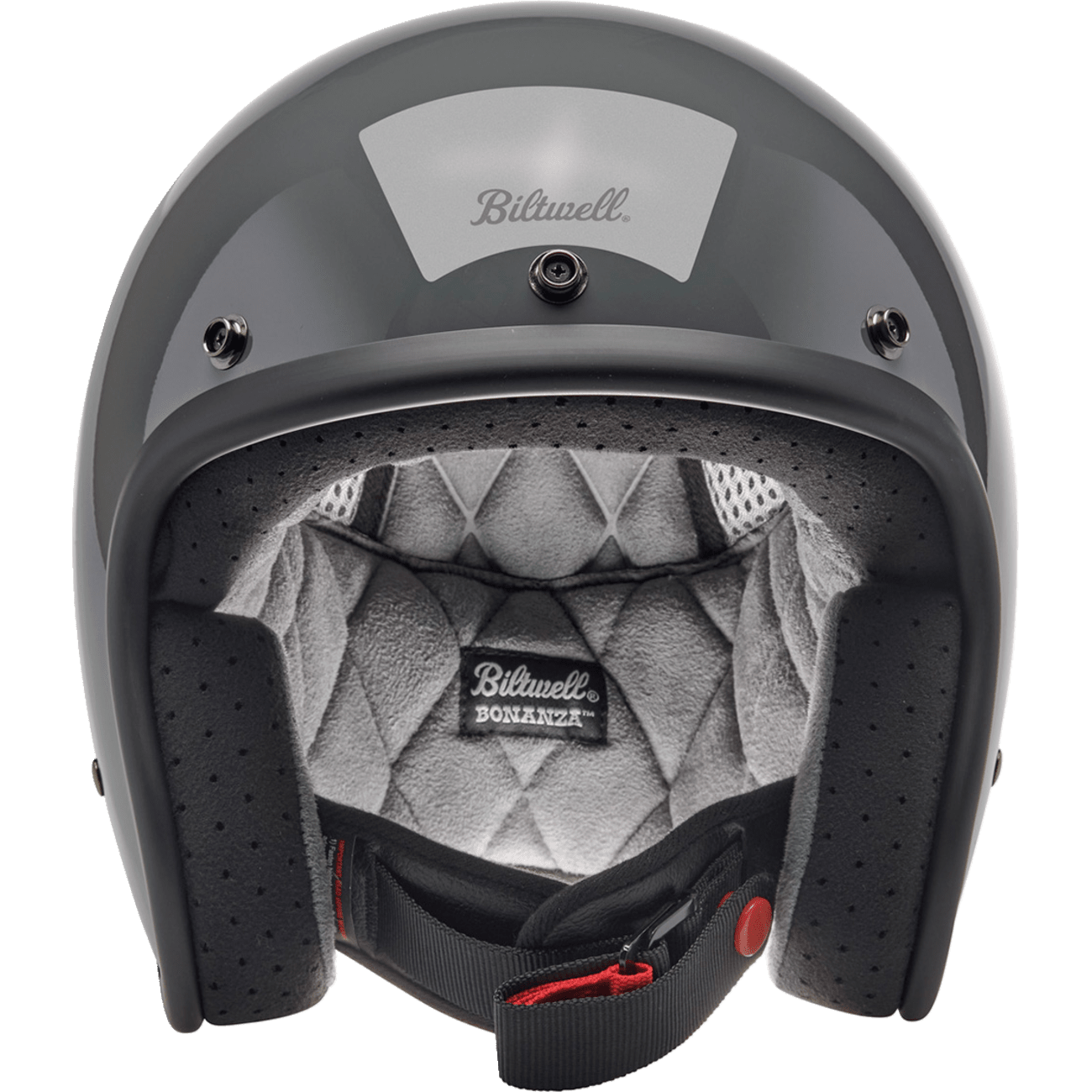 BILTWELL Bonanza Helmet Gloss Storm Gray Large 1001165204