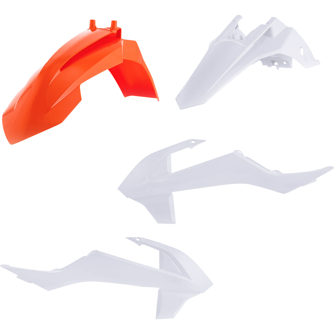 ACERBIS Standard Replacement Body Kit OEM '23 Orange/White 2449627705