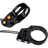 JOKER MACHINE Rat Eye LED Turn Signals 39 mm Black 052001B