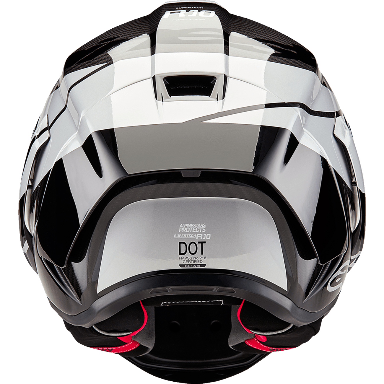 ALPINESTARS Supertech R10 Helmet Element Carbon/Silver/Black Large 82003241368L