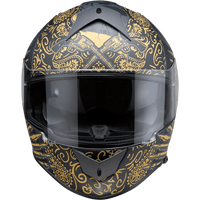 Z1R Warrant Helmet Sombrero Black/Gold Small