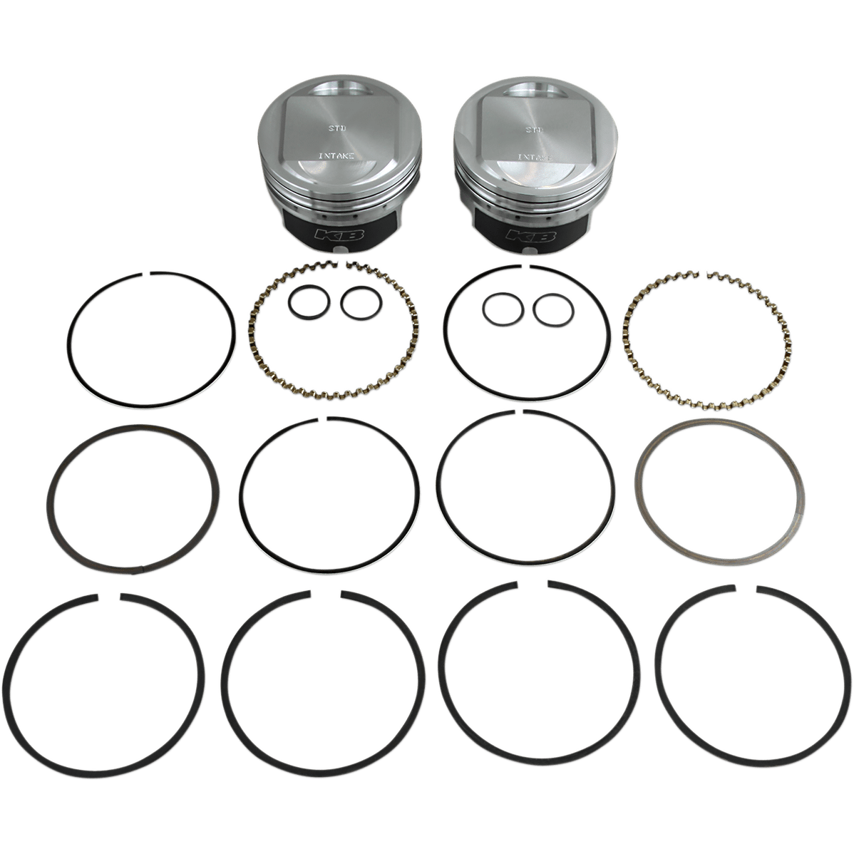 KB PERFORMANCE Piston Kit Twin Cam