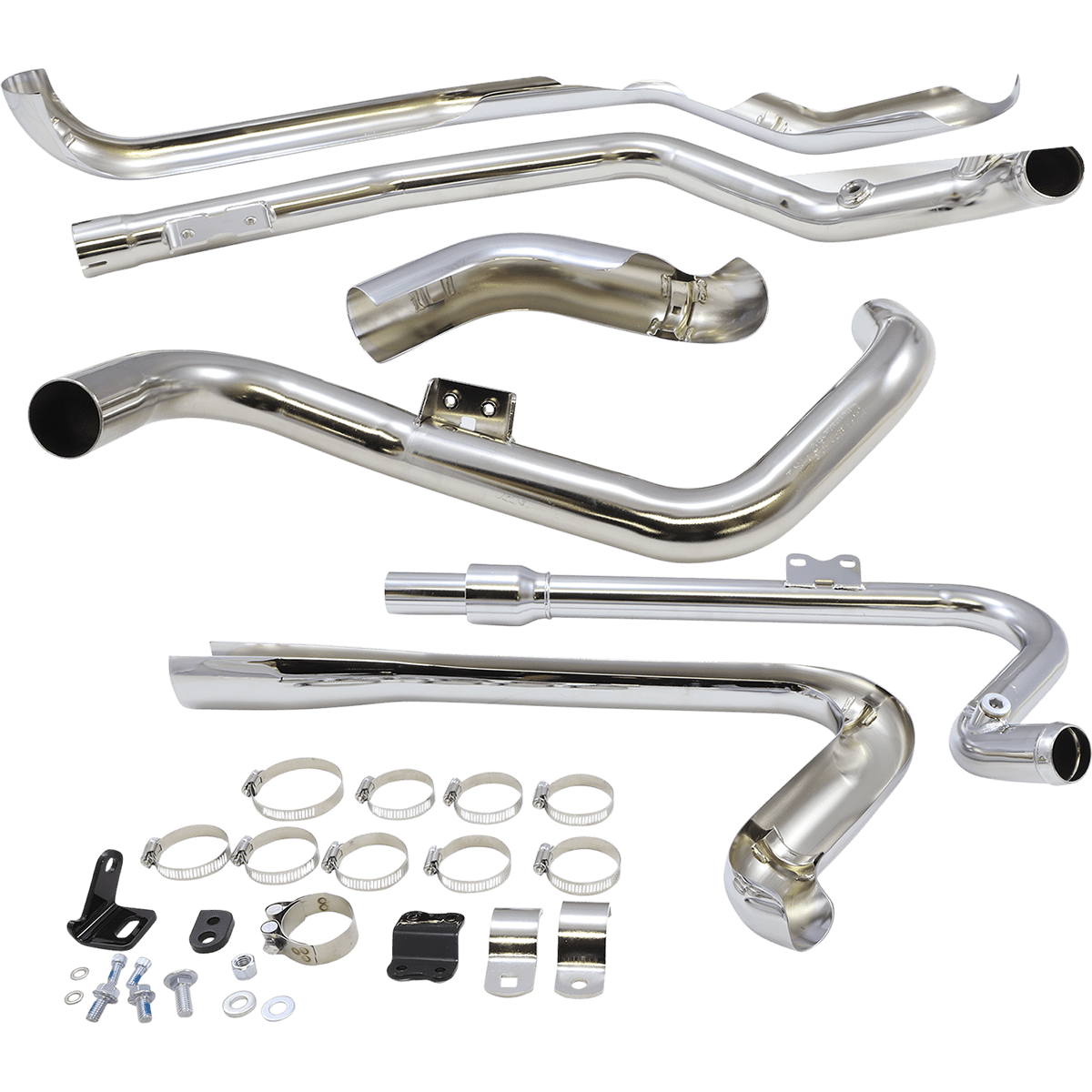 COBRA True Dual Headpipes Chrome Dresser 6257