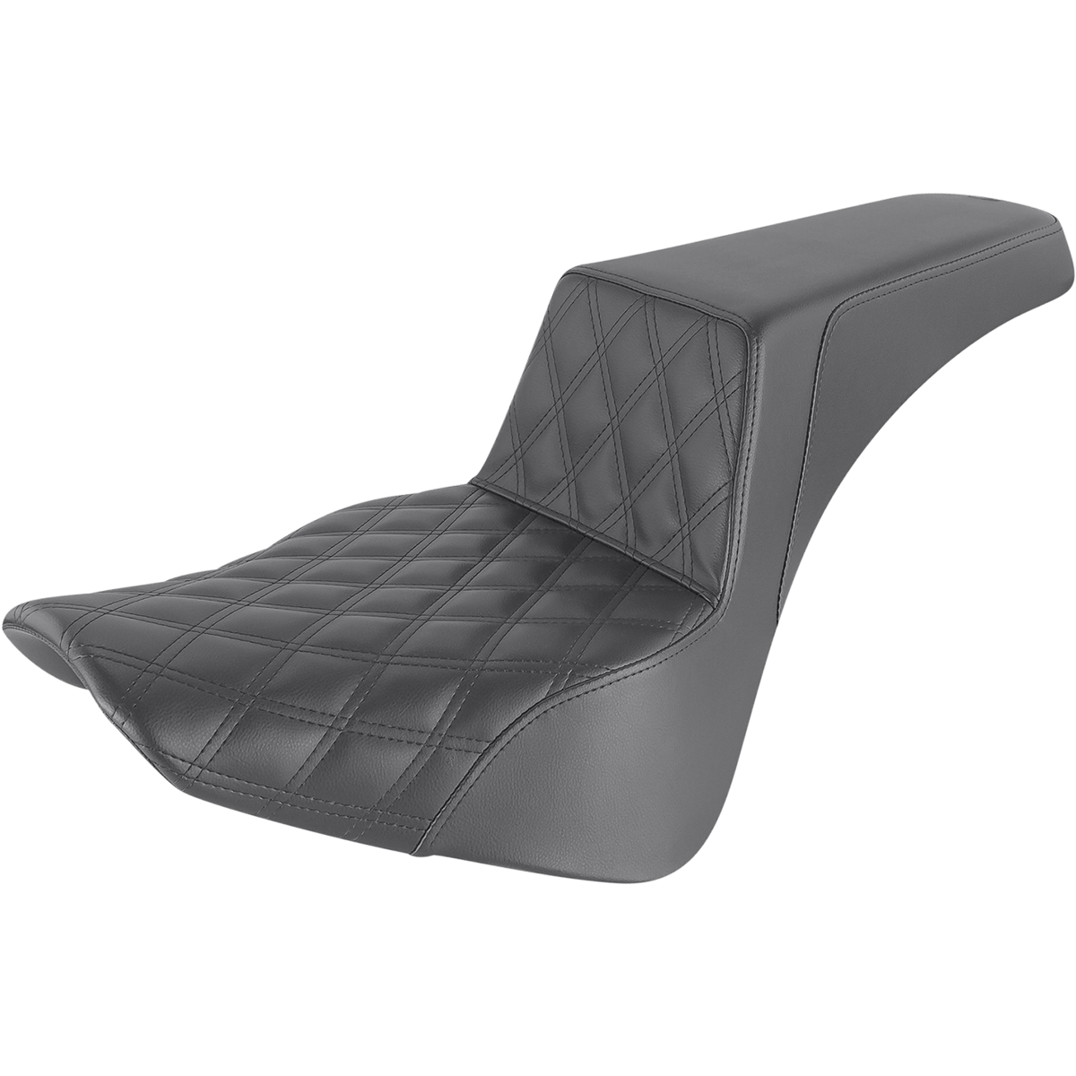 SADDLEMEN Step-Up Seat Front Lattice Stitch Black 81833172