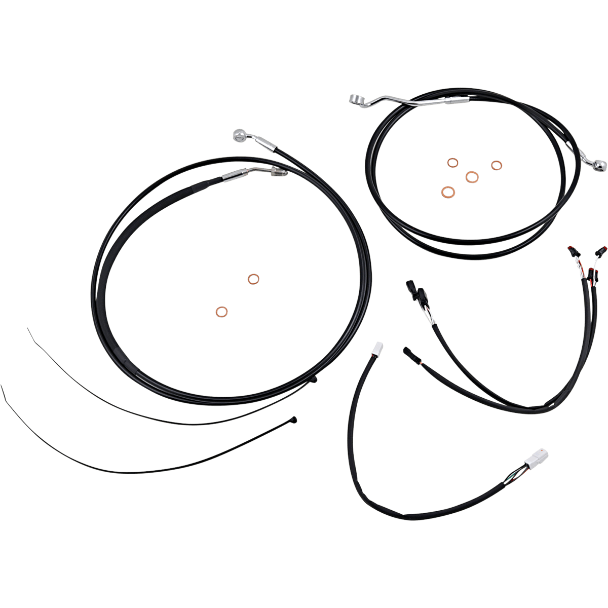 MAGNUM SHIELDING Control Cable Kit XR Black/Chrome 489882