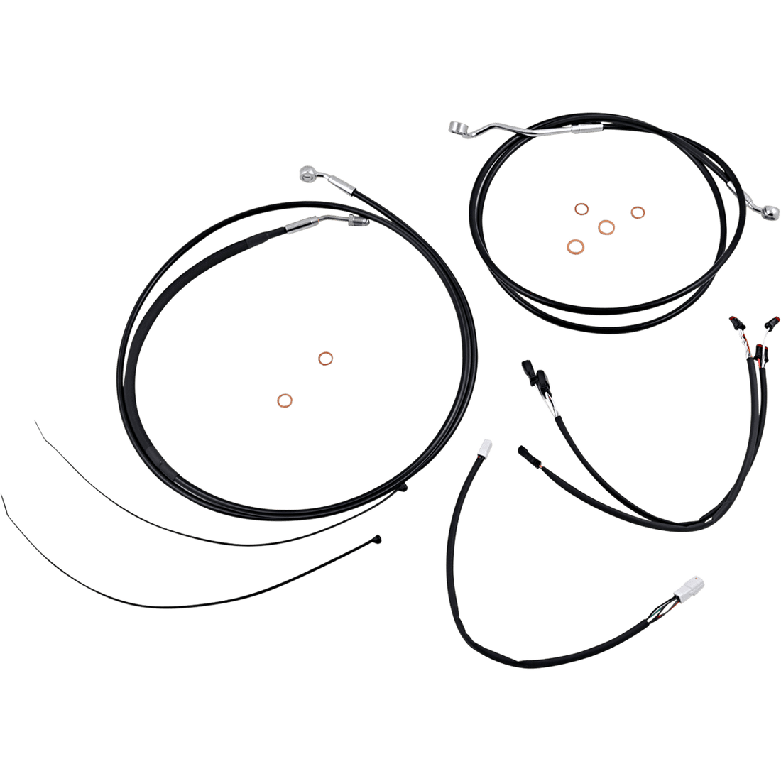 MAGNUM SHIELDING Control Cable Kit XR Black/Chrome 489882