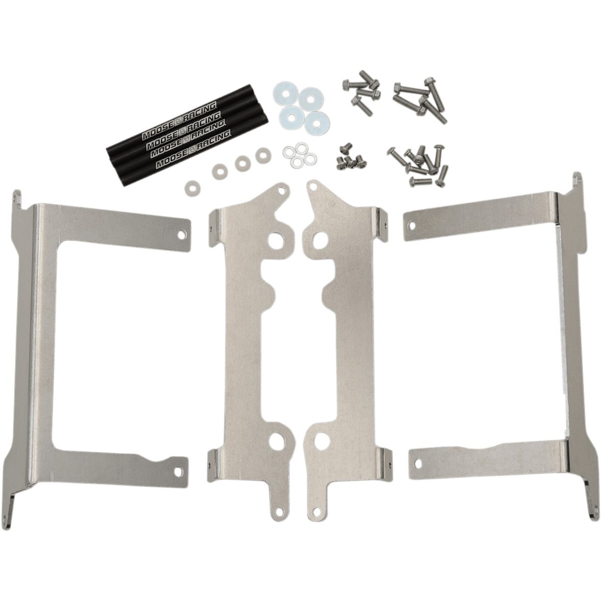 MOOSE RACING Radiator Braces Silver Beta 11402