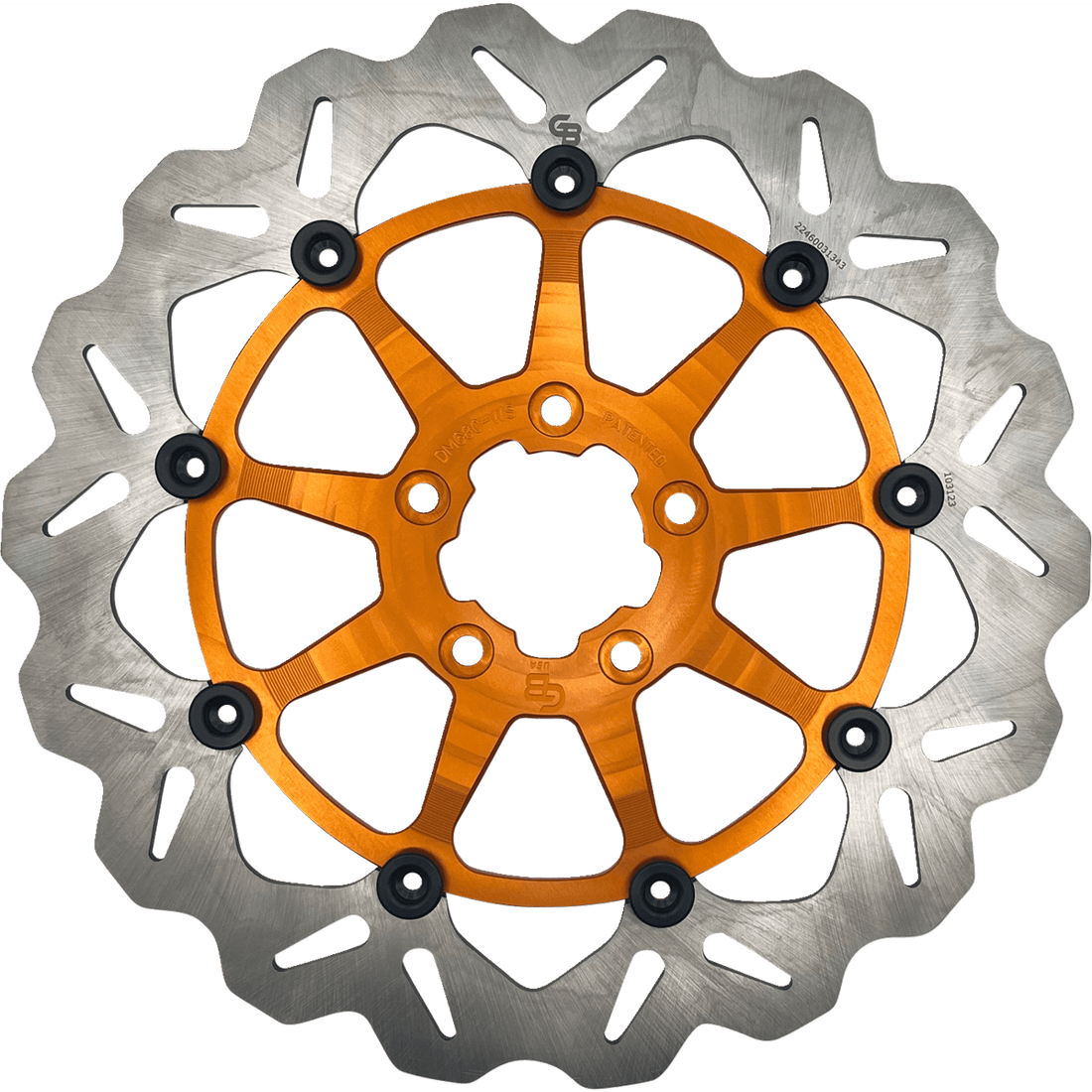 GALFER Brake Rotor Front Orange DF680CWSSO