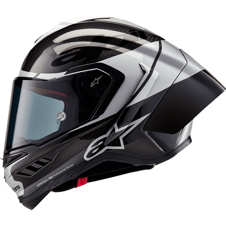 ALPINESTARS Supertech R10 Helmet Element Carbon/Silver/Black Small 82003241368S