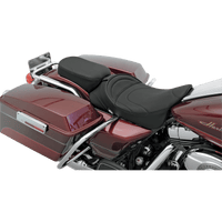 DRAG SPECIALTIES Pillion Seat Mild Stitched Narrow FL '99-'22