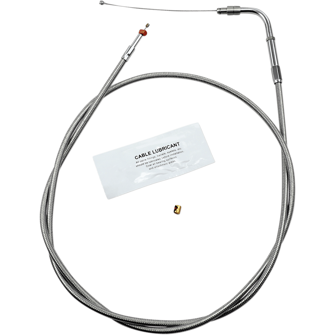 BARNETT Throttle Cable +12" Stainless Steel