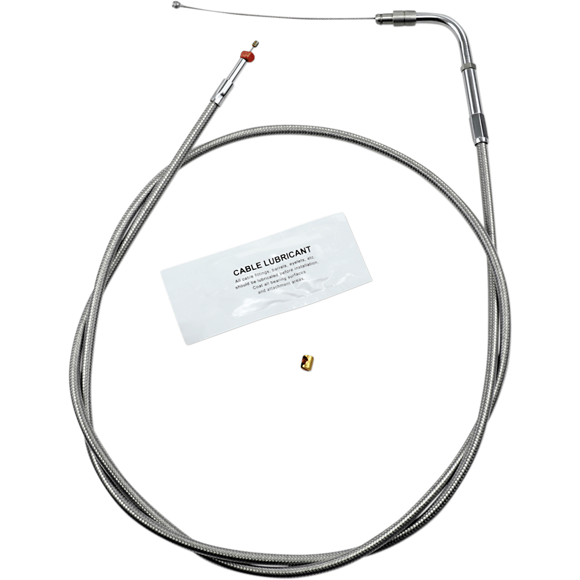 BARNETT Throttle Cable +12" Stainless Steel